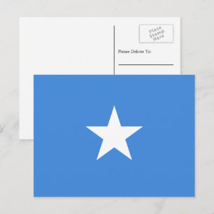 Somalische vlag, Vlag van Somalië Briefkaart