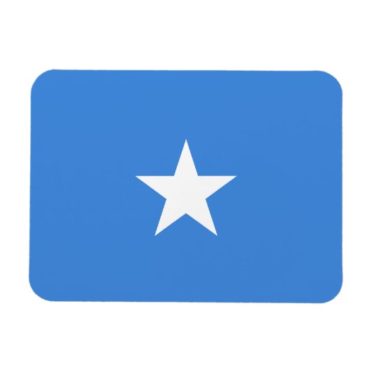 Somalische vlagPremium Magnet Magneet (Horizontaal)