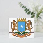 Somalische wapenschild briefkaart (Staand voorkant)