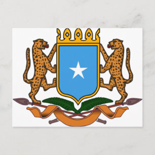 Somalische wapenschild briefkaart