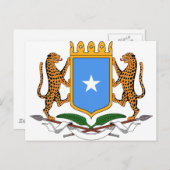 Somalische wapenstilstand briefkaart (Voorkant / Achterkant)