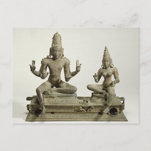 Somaskanda, Chola, Tamil Nadu (brons) Briefkaart (Voorkant)