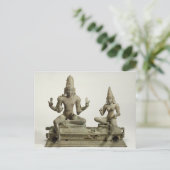 Somaskanda, Chola, Tamil Nadu (brons) Briefkaart (Staand voorkant)