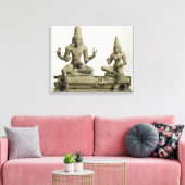 Somaskanda, Chola, Tamil Nadu (brons) Canvas Afdruk (Insitu (Woonkamer))