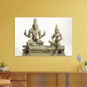 Somaskanda, Chola, Tamil Nadu (brons) Canvas Afdruk (Insitu (Woonkamer))
