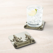 Somaskanda, Chola, Tamil Nadu (brons) Drankjes Onderzetter (Rechterzijde)