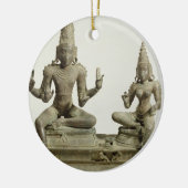 Somaskanda, Chola, Tamil Nadu (brons) Keramisch Ornament (Links)