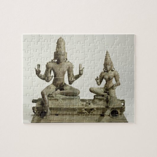 Somaskanda, Chola, Tamil Nadu (brons) Legpuzzel (Horizontaal)