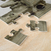 Somaskanda, Chola, Tamil Nadu (brons) Legpuzzel (Zijkant)