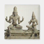 Somaskanda, Chola, Tamil Nadu (brons) Magneet (Voorkant)