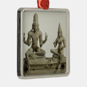 Somaskanda, Chola, Tamil Nadu (brons) Metalen Ornament (Rechts)