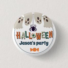somber Halloween Ronde Button 6,0 Cm