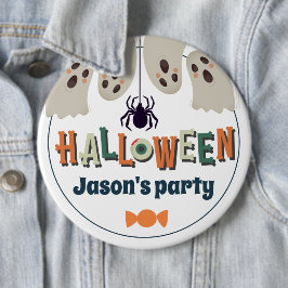 somber Halloween Ronde Button 6,0 Cm
