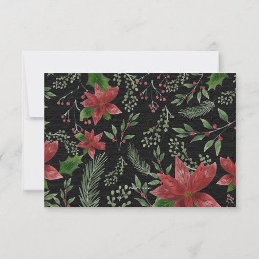 Somber Herdenking Sympathie Hartelijk dank Kaart (Achterkant)