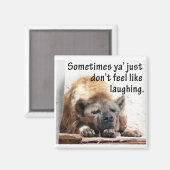 Somber Hyena Magneet (Voorkant / Achterkant)