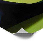 sombere avond boven paddenstoel stad fantasie poster (Hoek)