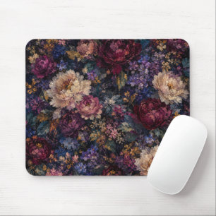 Sombere gotische botanische Impressionistische Blo Muismat