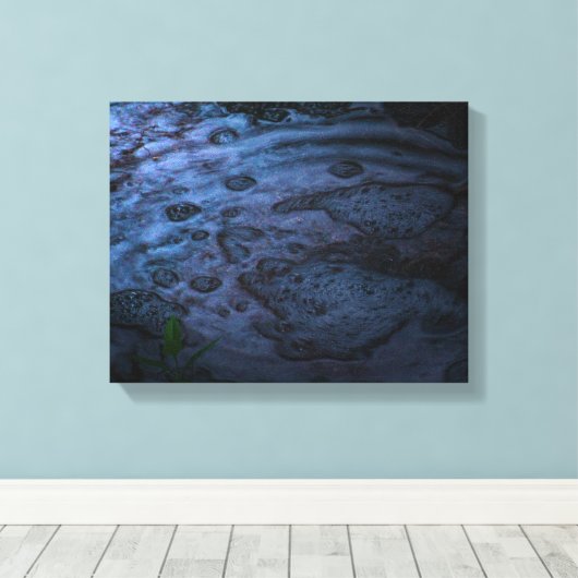 Sombere nacht canvas afdruk (Insitu (Houten vloer))