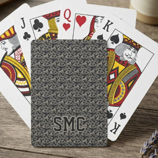 Sombere Onyx Barokke Raaf Pokerkaarten