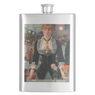 Sombere Parijse Barman Manet Een bar in de Folies- Flacon