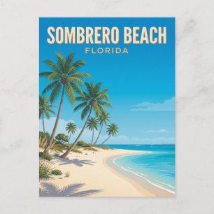 Sombrero Beach Florida Briefkaart