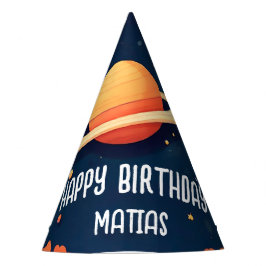 Sombrero cumpleaños personalizado feesthoedjes