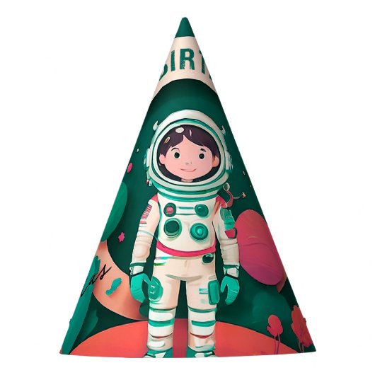 Sombrero cumpleaños personalizado feesthoedjes (Voorkant)