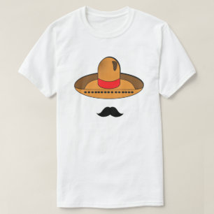 Sombrero en Mustache T-shirt