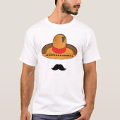 Sombrero en Mustache T-shirt (Voorkant)