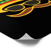 Sombrero Face Cinco de Mayo Mexicaanse Kinder jong Poster (Hoek)