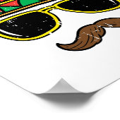 Sombrero Face Cinco de Mayo Mexican Fiesta Party K Poster (Hoek)