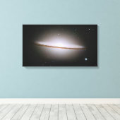 Sombrero galaxy canvas afdruk (Insitu (Houten vloer))