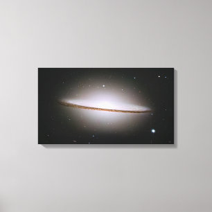 Sombrero galaxy canvas afdruk