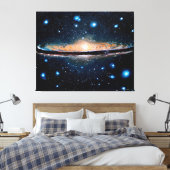 Sombrero galaxy canvas afdruk (Insitu (Slaapkamer))