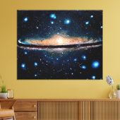 Sombrero galaxy canvas afdruk (Insitu (Woonkamer))