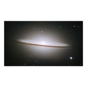 Sombrero Galaxy (Hubble Telescope) Foto Afdruk