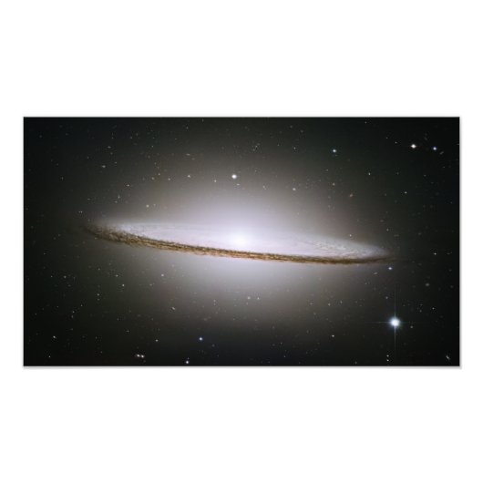 Sombrero Galaxy (Hubble Telescope) Foto Afdruk (Voorkant)