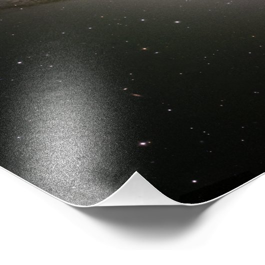 Sombrero Galaxy (Hubble Telescope) Foto Afdruk (Hoek)