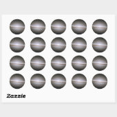 Sombrero Galaxy (Hubble Telescope) Ronde Sticker (Vel)