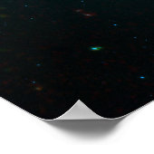 Sombrero Galaxy in infrarood licht Poster (Hoek)