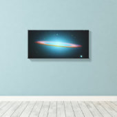 Sombrero Galaxy M104 Canvas Afdruk (Insitu (Houten vloer))