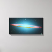 Sombrero Galaxy - M104 - omwikkeld canvas (Voorkant)