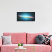 Sombrero Galaxy - M104 - omwikkeld canvas Afdruk (Insitu (Woonkamer))
