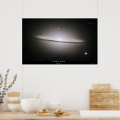 Sombrero Galaxy (M104) poster (Keuken)