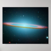 Sombrero Galaxy - M104 - poster/druk Poster (Voorkant)