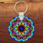 Sombrero Galaxy Mandala Sleutelhanger (Voorkant)