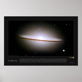 Sombrero Galaxy (Messier 104, M104) Poster