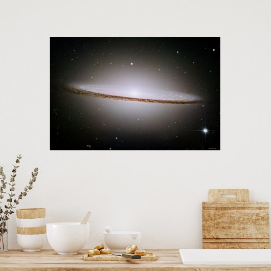 Sombrero Galaxy Poster (Keuken)