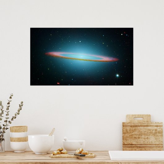 Sombrero Galaxy Poster (Keuken)