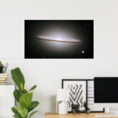 Sombrero Galaxy Poster (Thuiskantoor)